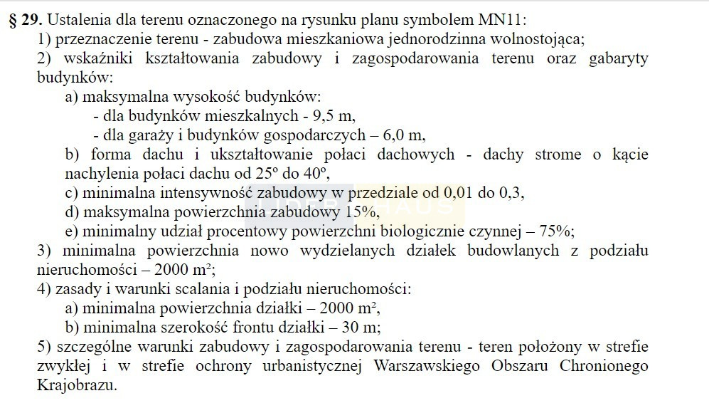 Działka Sprzedaż Dziekanów Polski 13