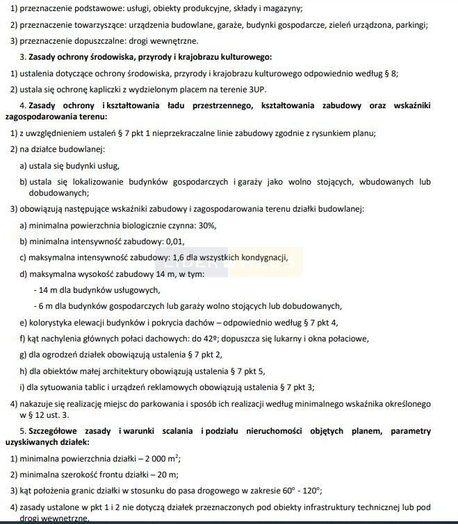 Działka Sprzedaż Blizne Łaszczyńskiego 6