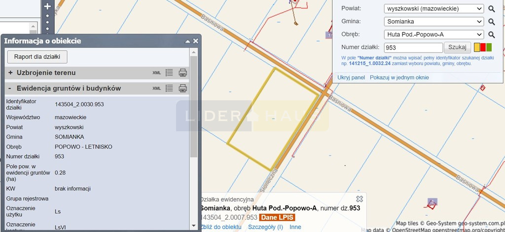 Działka Sprzedaż Huta Podgórna 6