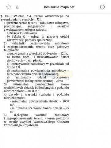 Działka Sprzedaż Łomianki 2