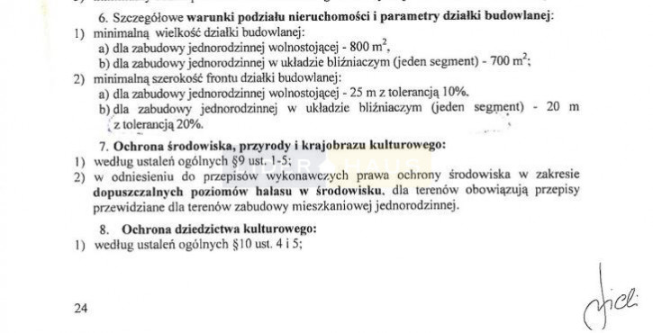 Działka Sprzedaż Kiełpin Warszawska 6