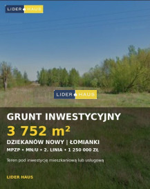 Działka Sprzedaż Dziekanów Nowy