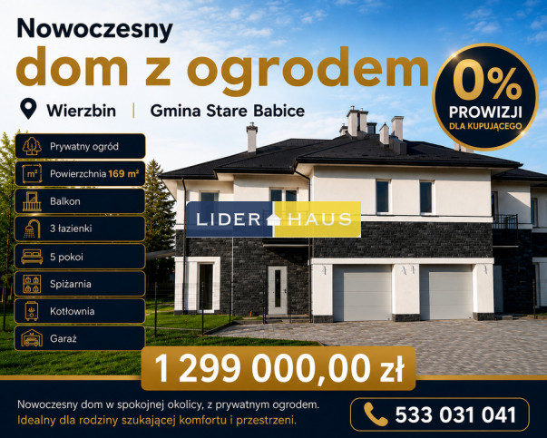 Dom Sprzedaż Wierzbin Warszawska 1