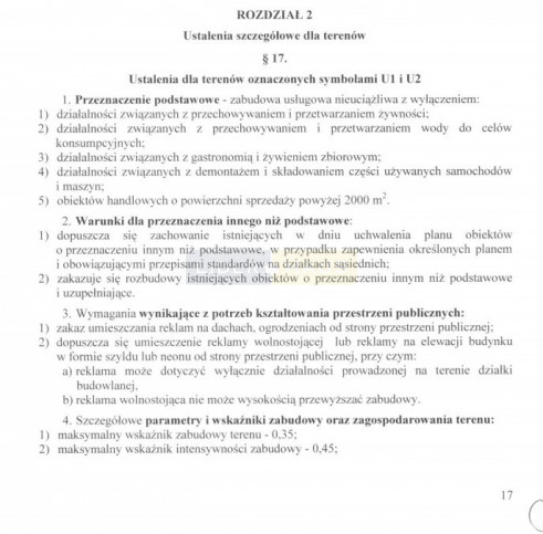 Działka Sprzedaż Kiełpin Poduchowny Rolnicza 6