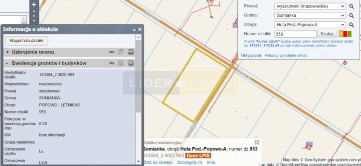Działka Sprzedaż Huta Podgórna 6